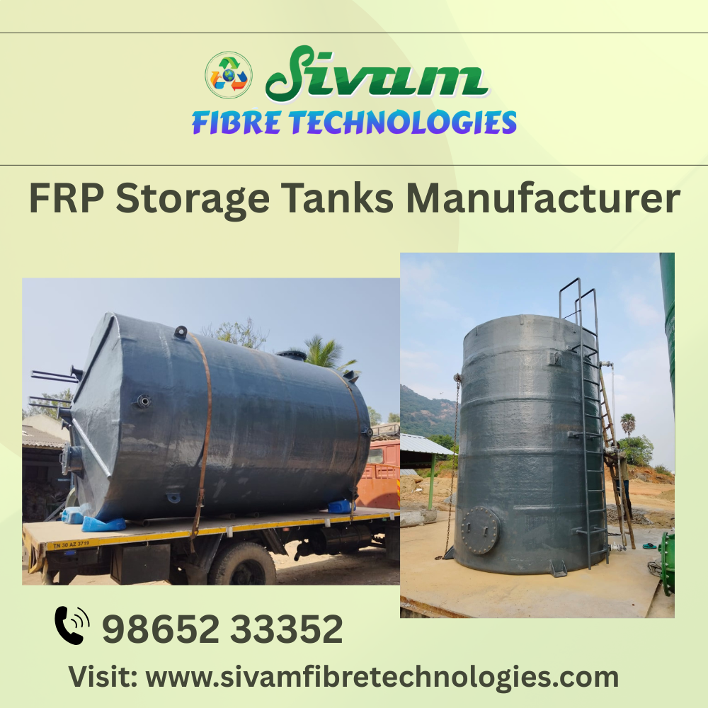 FRP Storage Tank Manufacturer