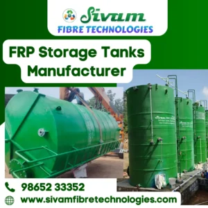 FRP Chemical Storage Tank Manufacturer in Coimbatore – Sivam Fibre Technologies