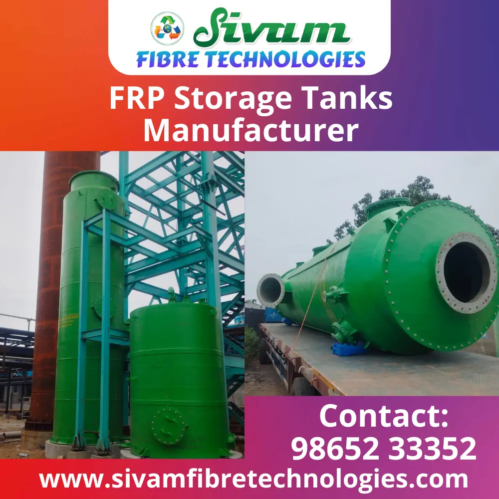 FRP Storage Tanks Manufacturers in Coimbatore