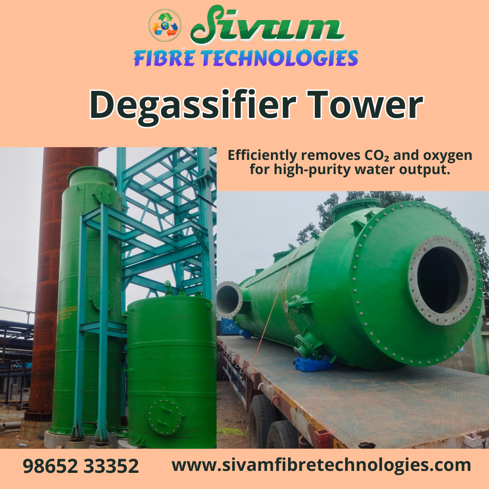 Degassifier Tower Manufacturer – Sivam Fibre Technologies