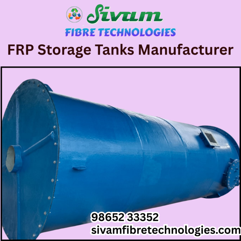 Best FRP Storage Tanks Manufacturer - Sivam Fibre Technologies - FRP ...