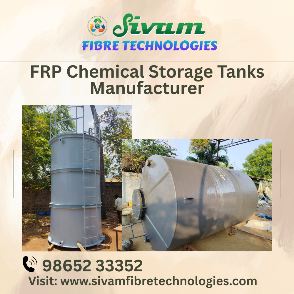 FRP Chemical Storage Tanks Manufacturers