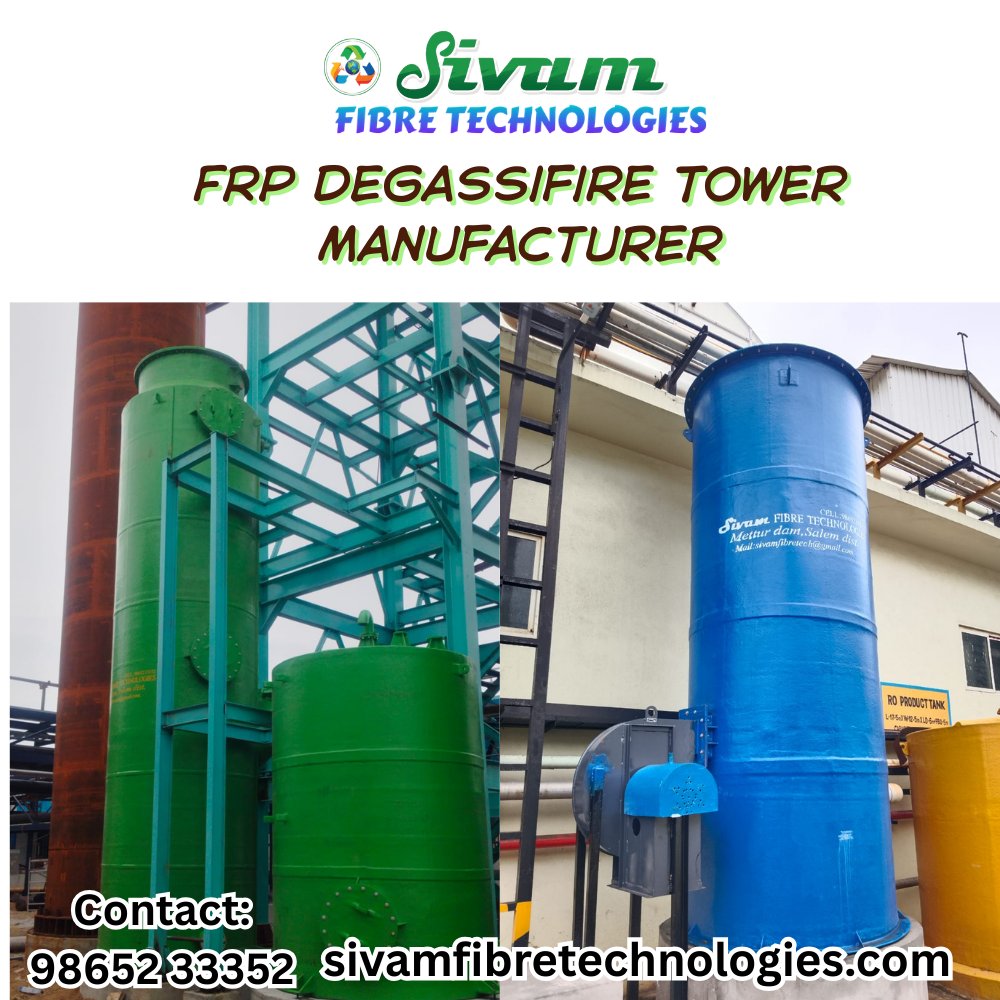 FRP Degassifire Tower Tank Manufacturer