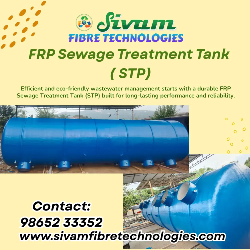 FRP Sewage Treatment Tanks Manufacturer
