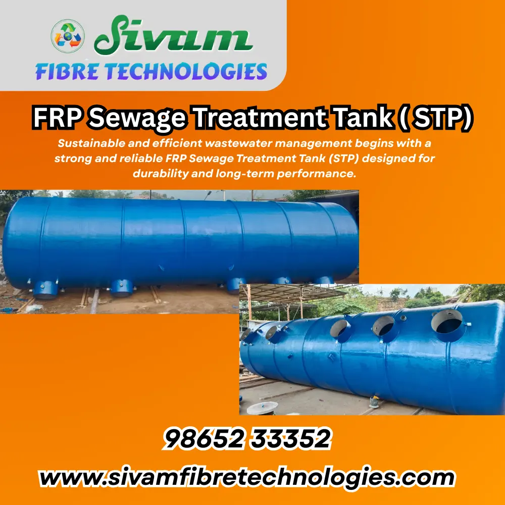 FRP Sewage Treatment Tank Manufacturer in Tamilnadu