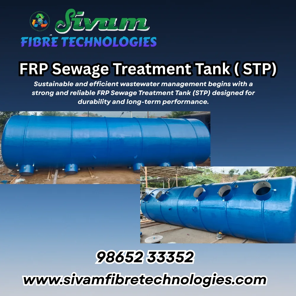 FRP Sewage Treatment Tanks Manufacturer in Tamilnadu